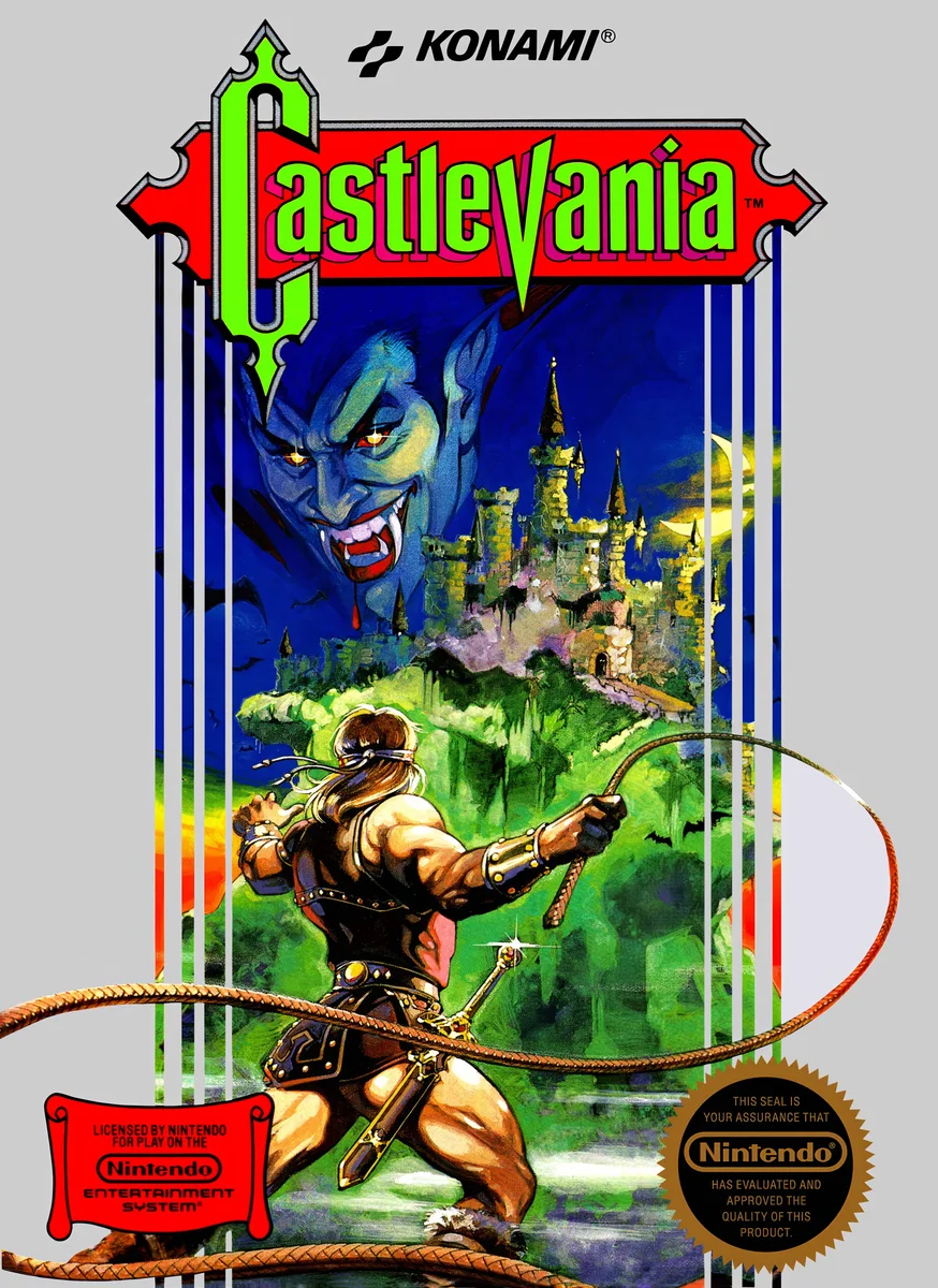 Box front for Castlevania on Nintendo Entertainment System (North America)