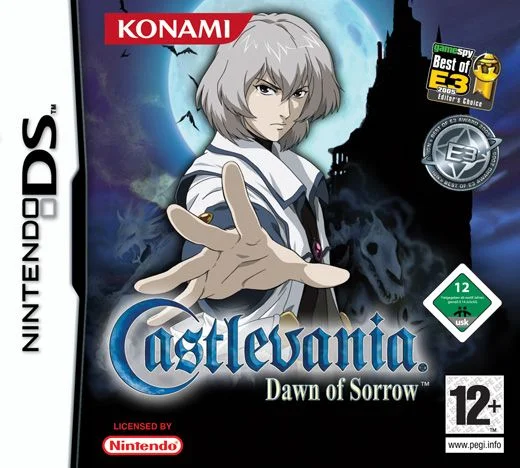 Box front for Castlevania: Dawn of Sorrow on Nintendo DS (Europe)