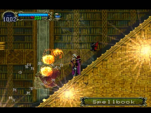 Gameplay screenshot for Castlevania: Symphony of the Night on Sony Playstation (World)