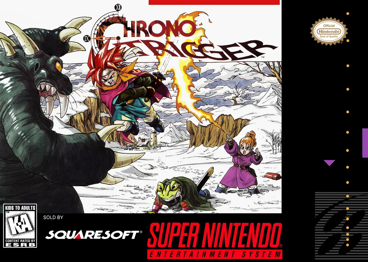 Box front for Chrono Trigger on Super Nintendo Entertainment System (North America)