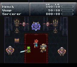 Gameplay screenshot for Chrono Trigger on Super Nintendo Entertainment System (North America)