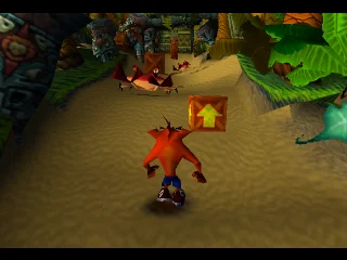 Gameplay screenshot for Crash Bandicoot on Sony Playstation (Region not specified)