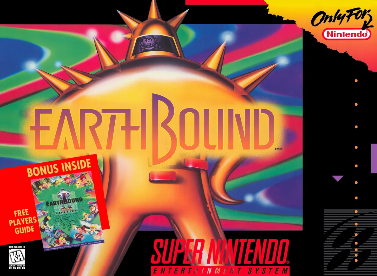 Box front for EarthBound on Super Nintendo Entertainment System (North America)