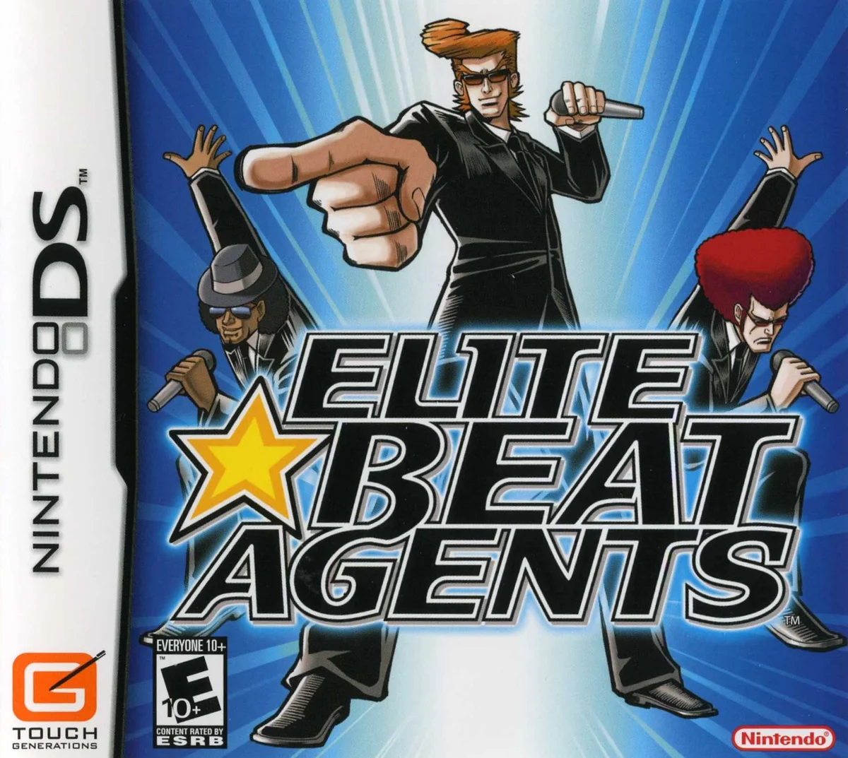 Box front for Elite Beat Agents on Nintendo DS (North America)