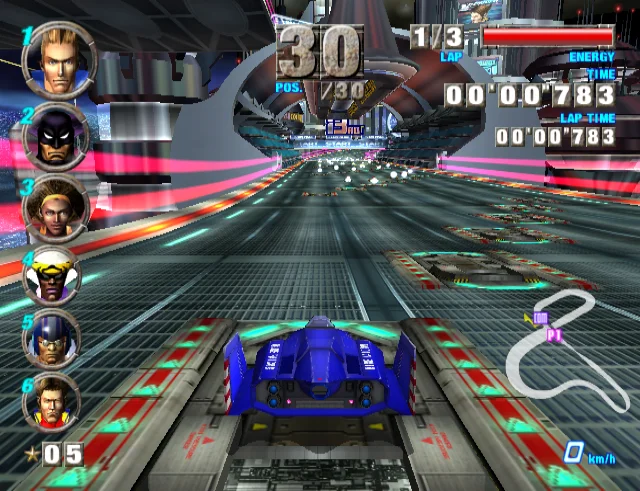 Gameplay screenshot for F-Zero GX on Nintendo GameCube (World)