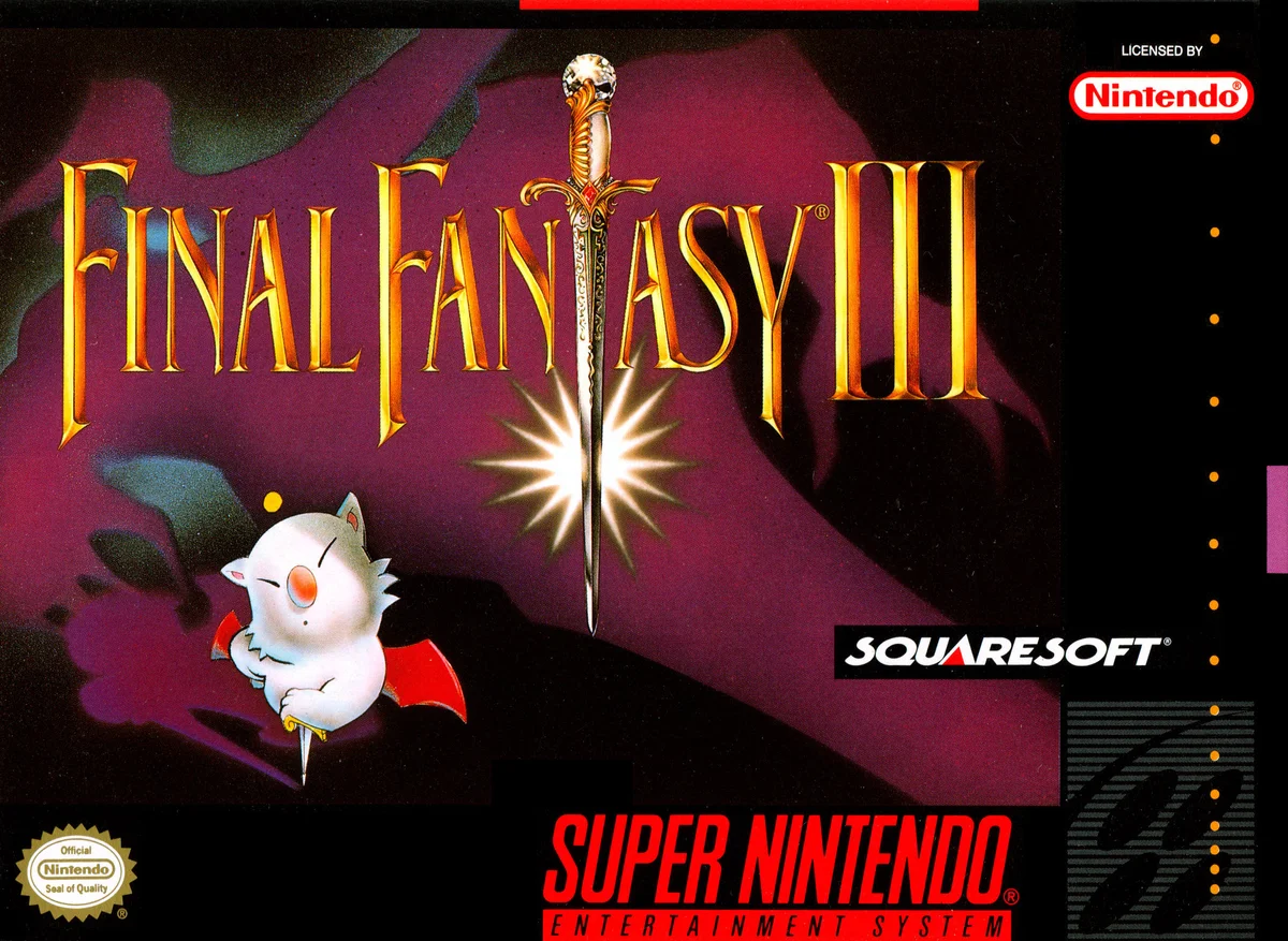 Box front for Final Fantasy VI on Super Nintendo Entertainment System (North America)