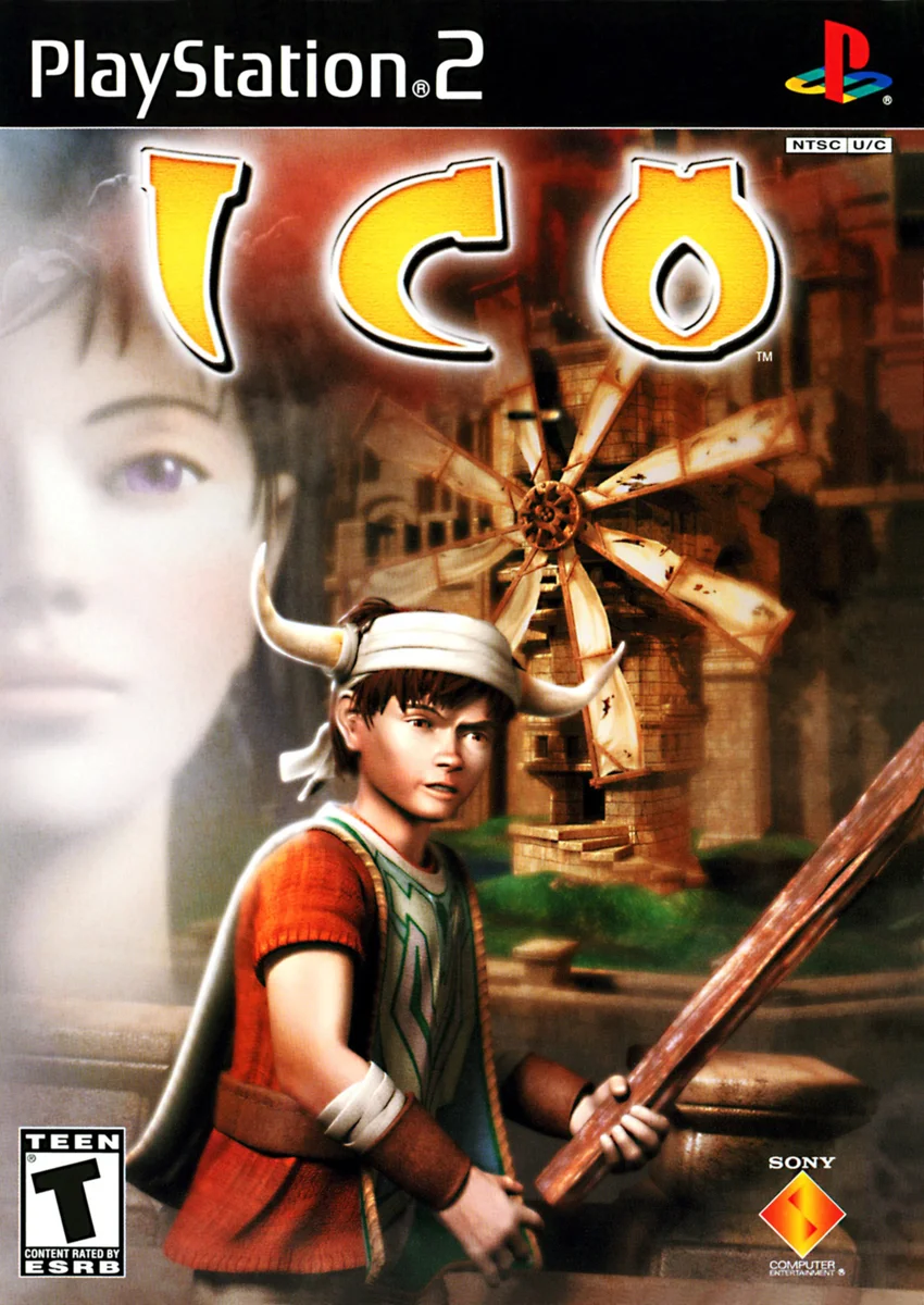 Box front for ICO on Sony Playstation 2 (North America)