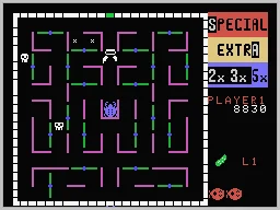 Gameplay screenshot for Lady Bug on ColecoVision (World)