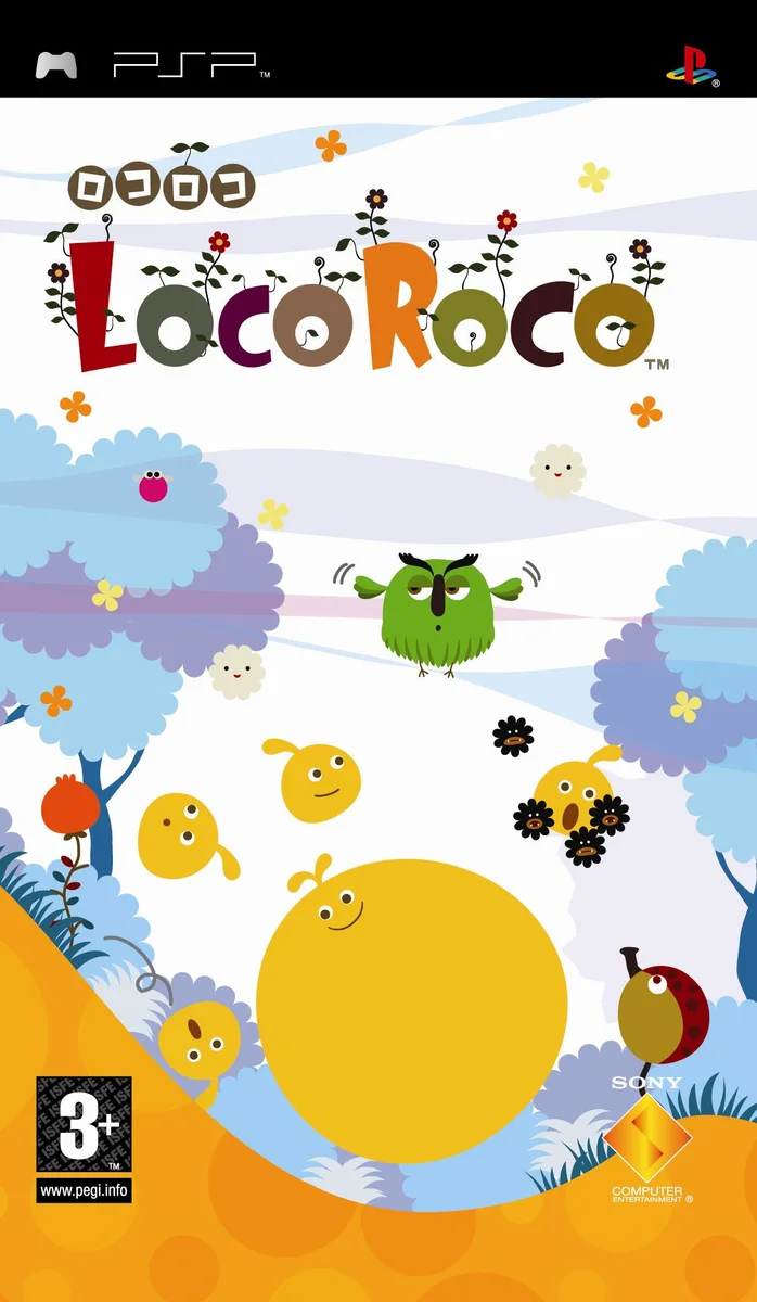Box front for LocoRoco on Sony PSP (Europe)