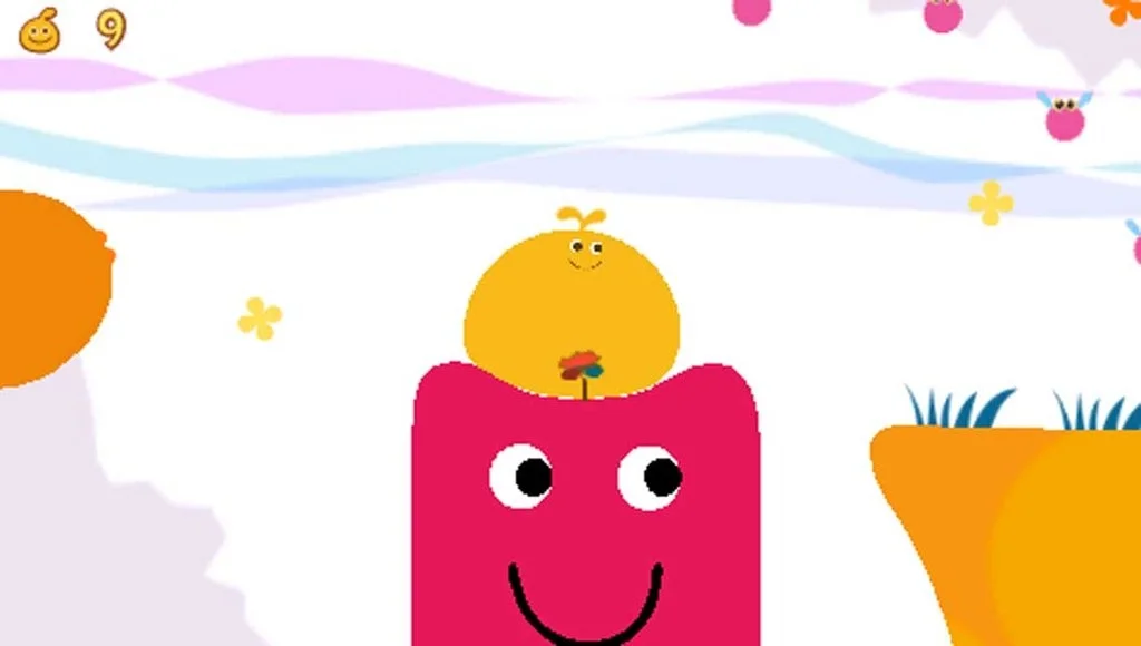 Gameplay screenshot for LocoRoco on Sony PSP (Region not specified)
