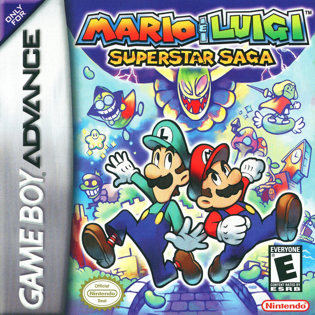 Box front for Mario & Luigi: Superstar Saga on Nintendo Game Boy Advance (North America)