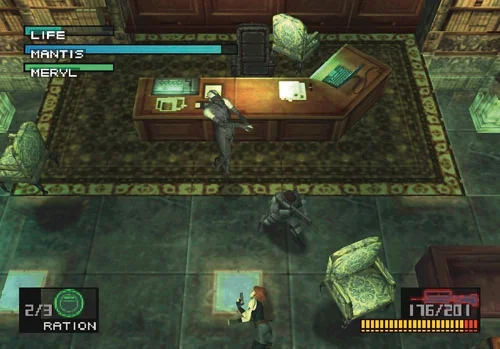 Gameplay screenshot for Metal Gear Solid on Sony Playstation (Region not specified)