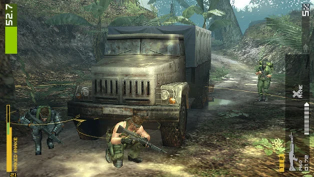 Gameplay screenshot for Metal Gear Solid: Peace Walker on Sony PSP (Region not specified)