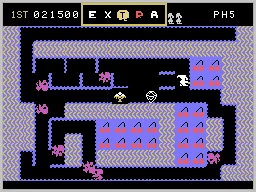 Gameplay screenshot for Mr. Do! on ColecoVision (World)