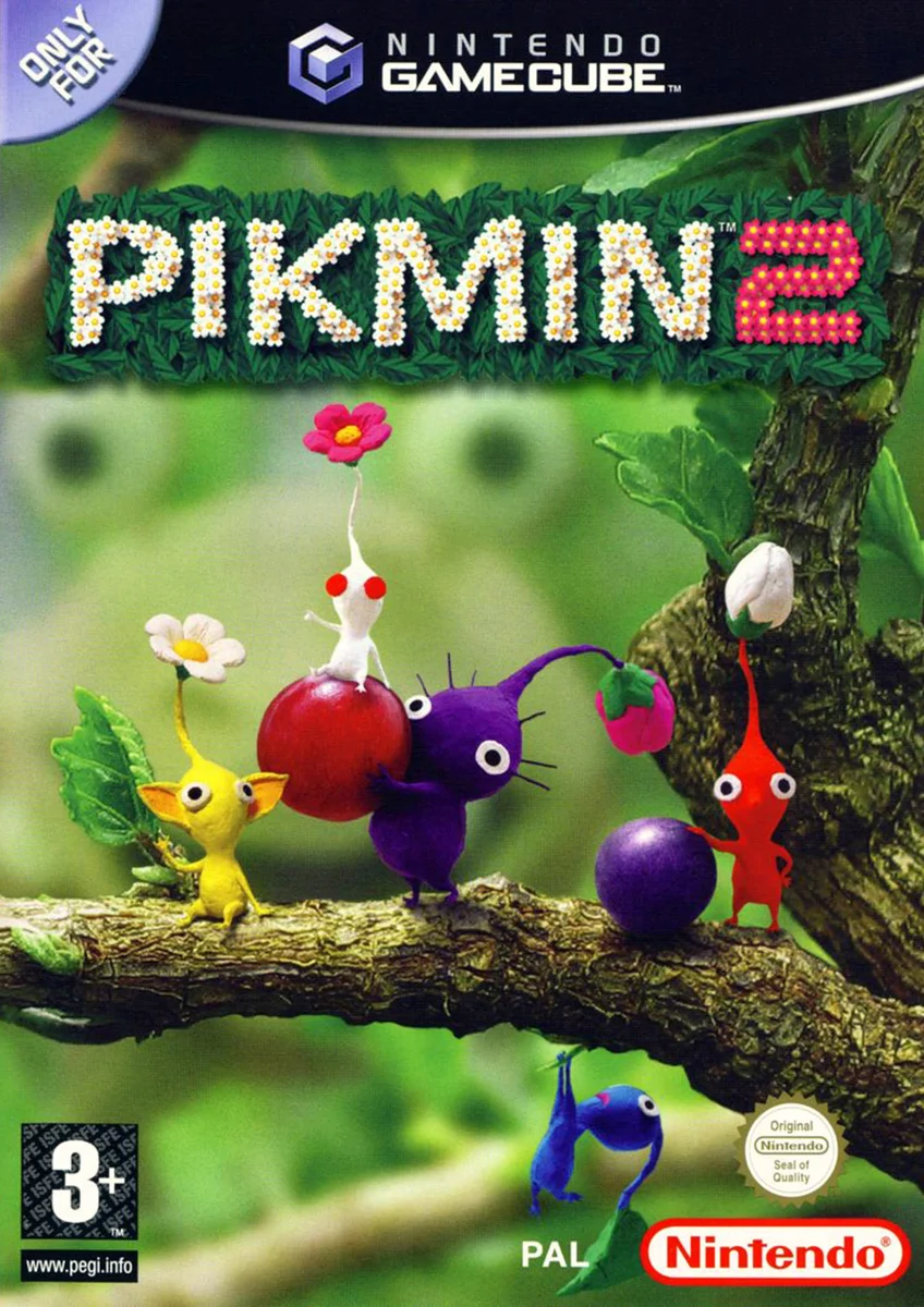 Box front for Pikmin 2 on Nintendo GameCube (Europe)
