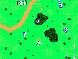 Gameplay screenshot for Power Strike on Sega Master System (World)