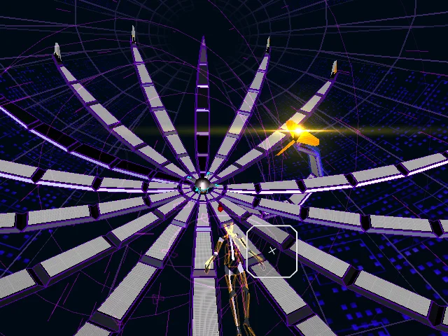 Gameplay screenshot for Rez on Sega Dreamcast (World)