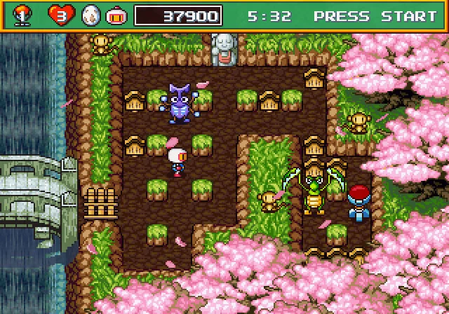 Gameplay screenshot for Saturn Bomberman on Sega Saturn (World)