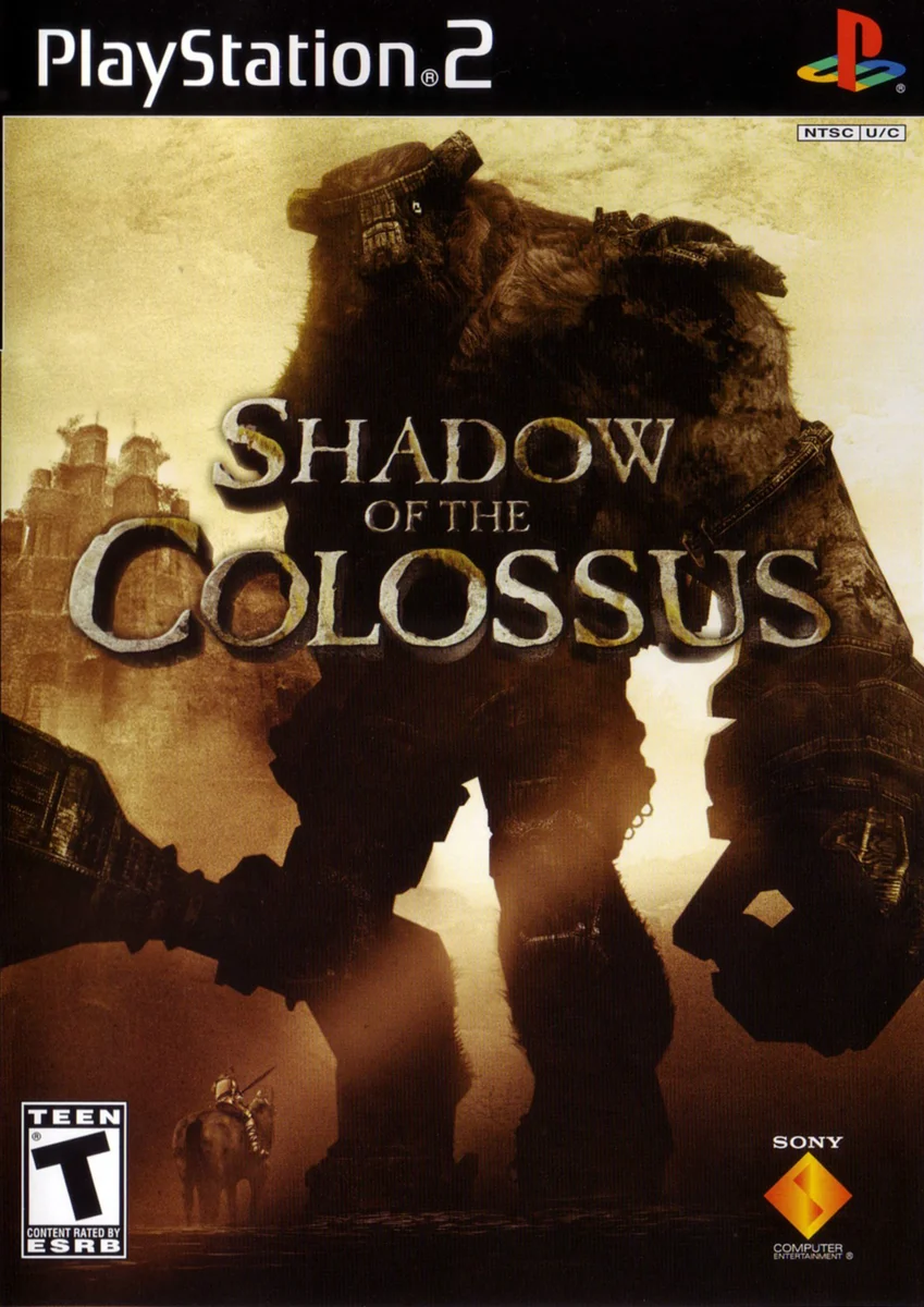Box front for Shadow of the Colossus on Sony Playstation 2 (North America)