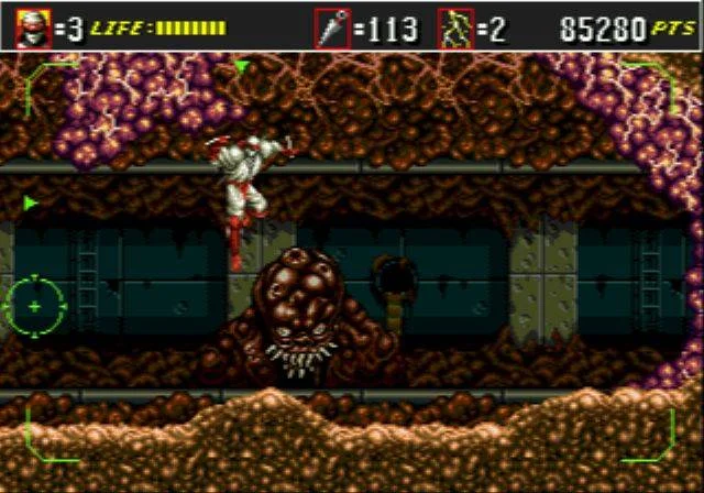 Gameplay screenshot for Shinobi III: Return of the Ninja Master on Sega Genesis (World)