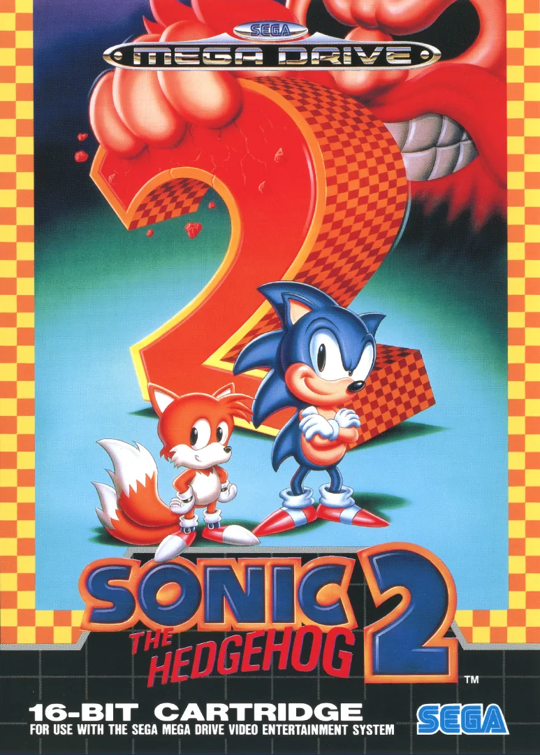 Box front for Sonic the Hedgehog 2 on Sega Genesis (Europe)