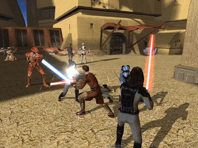 Gameplay screenshot for Star Wars: Knights of the Old Republic on Microsoft Xbox (Region not specified)