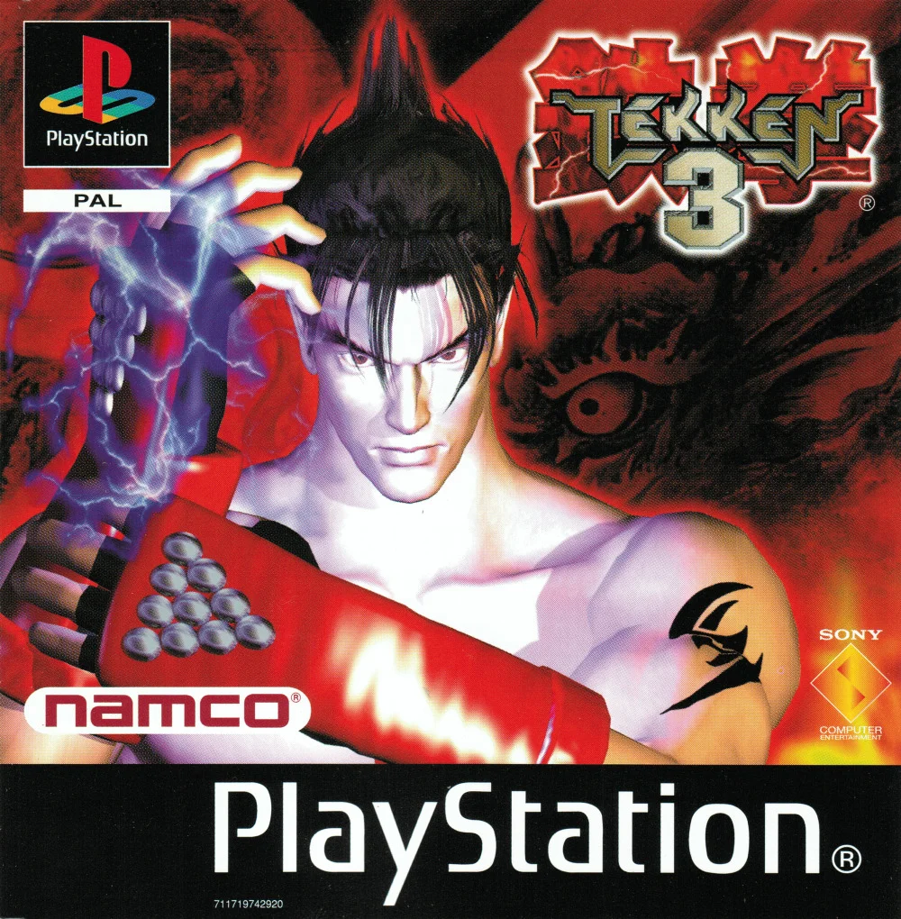 Box front for Tekken 3 on Sony Playstation (Europe)