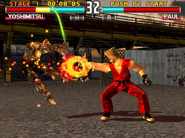 Gameplay screenshot for Tekken 3 on Sony Playstation (World)