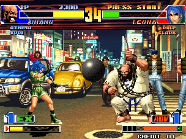 Gameplay screenshot for The King of Fighters '98 on SNK Neo Geo AES (World)