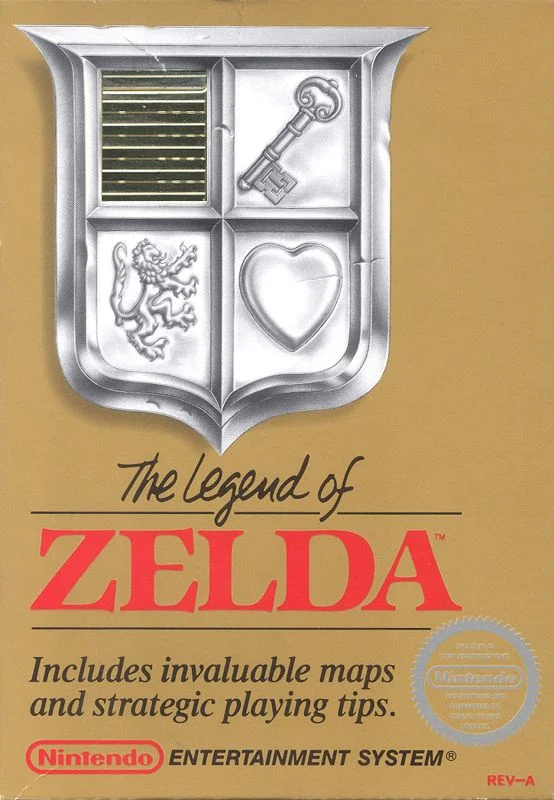 Box front for The Legend of Zelda on Nintendo Entertainment System (North America)