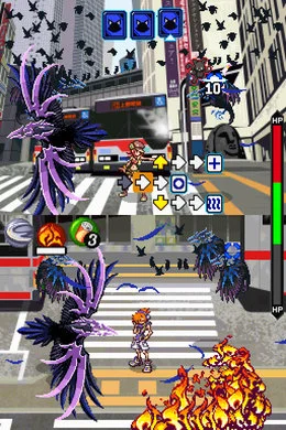 Gameplay screenshot for The World Ends with You on Nintendo DS (Region not specified)