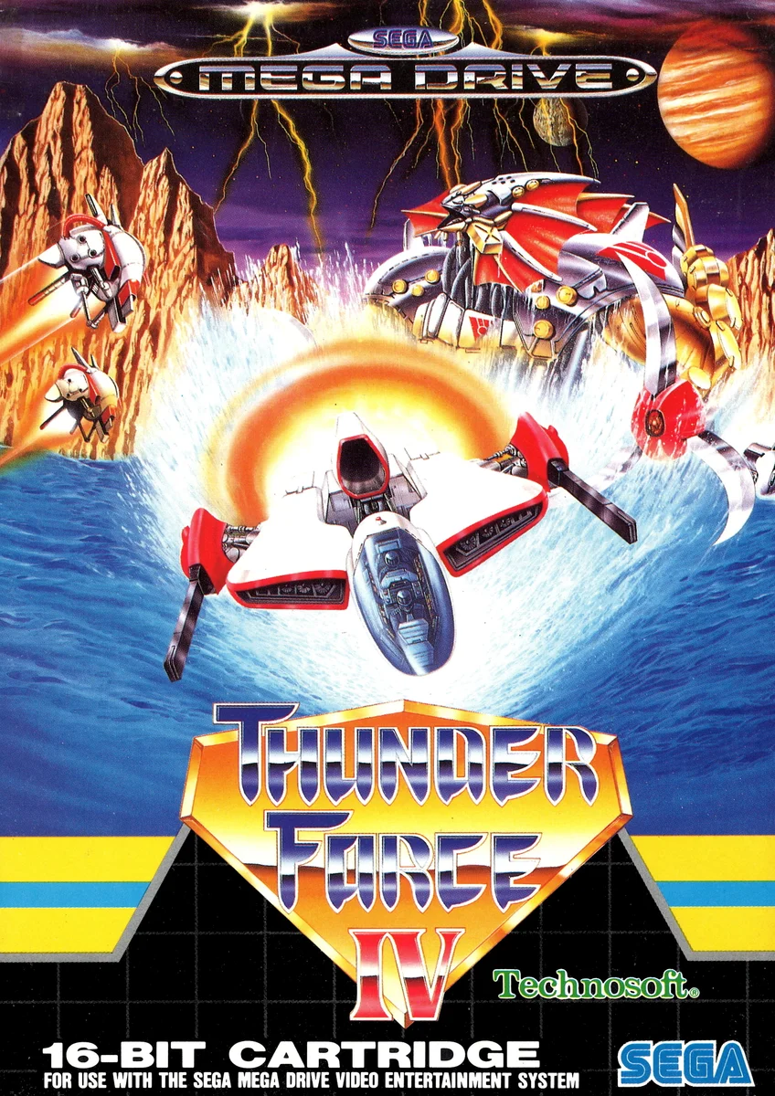 Box front for Lightening Force: Quest for the Darkstar on Sega Genesis (Europe)