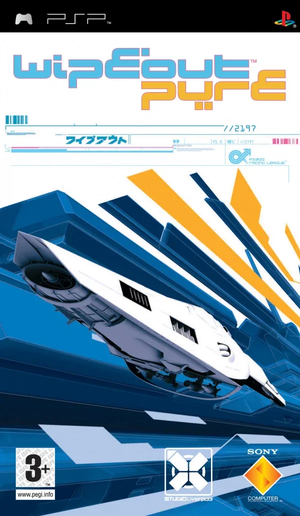Box front for WipEout Pure on Sony PSP (Europe)